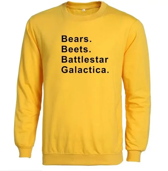 Bears Beets Battlestar Galactica Sweatshirts