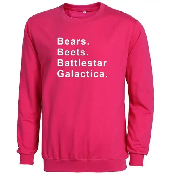 Bears Beets Battlestar Galactica Sweatshirts