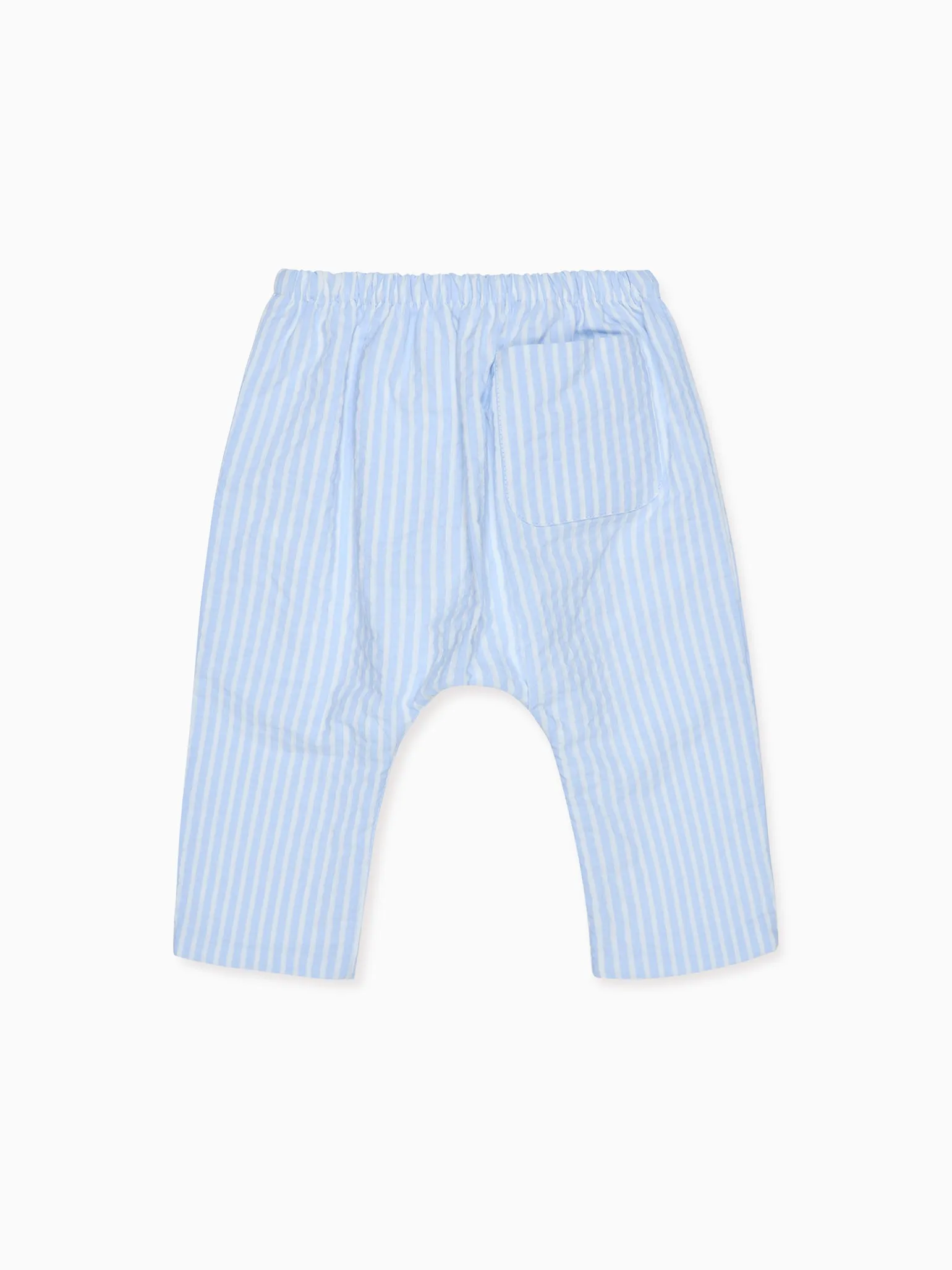 Blue Stripe Alex Baby Pants