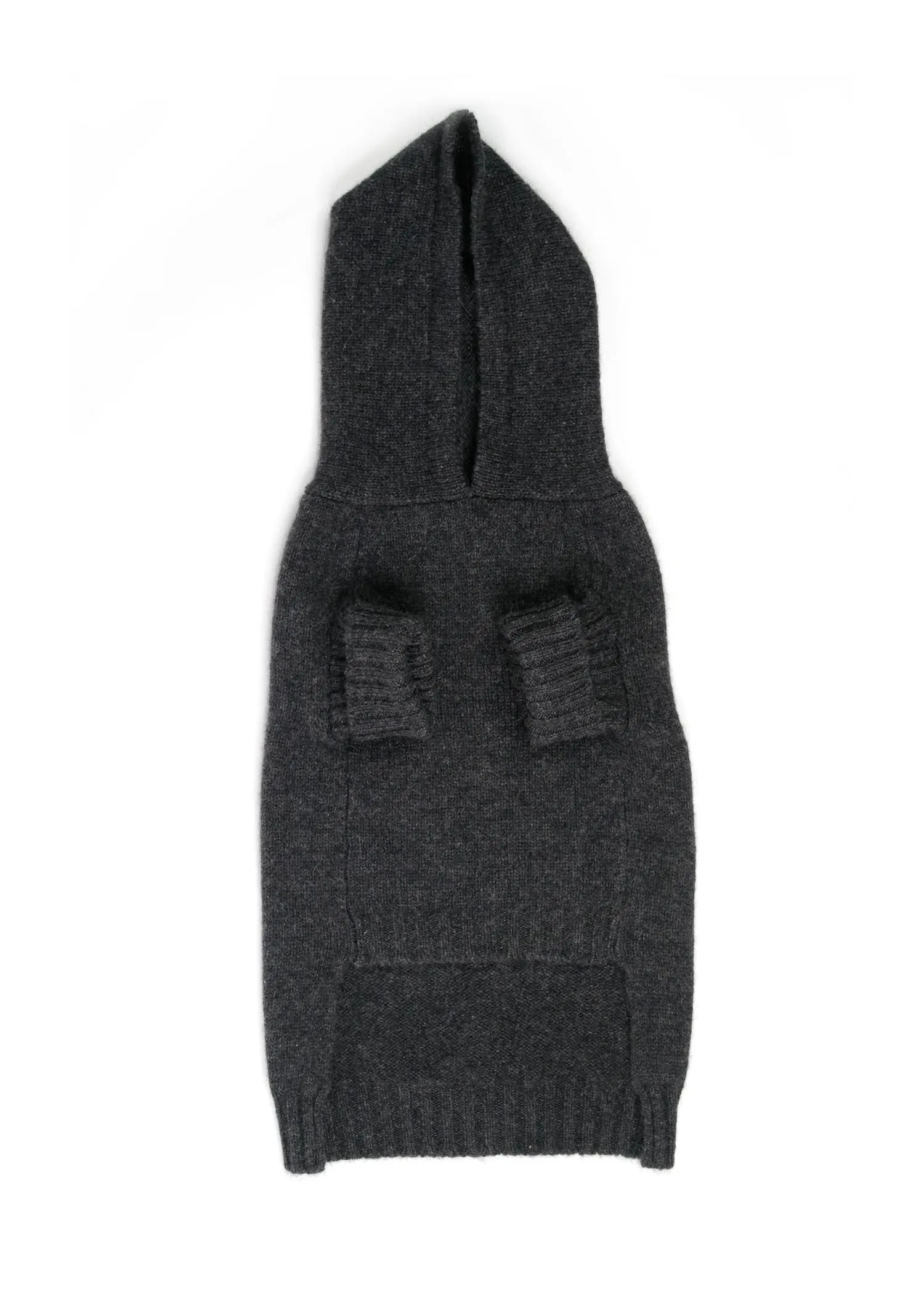 CHARCOAL CASHMERE HOODIE