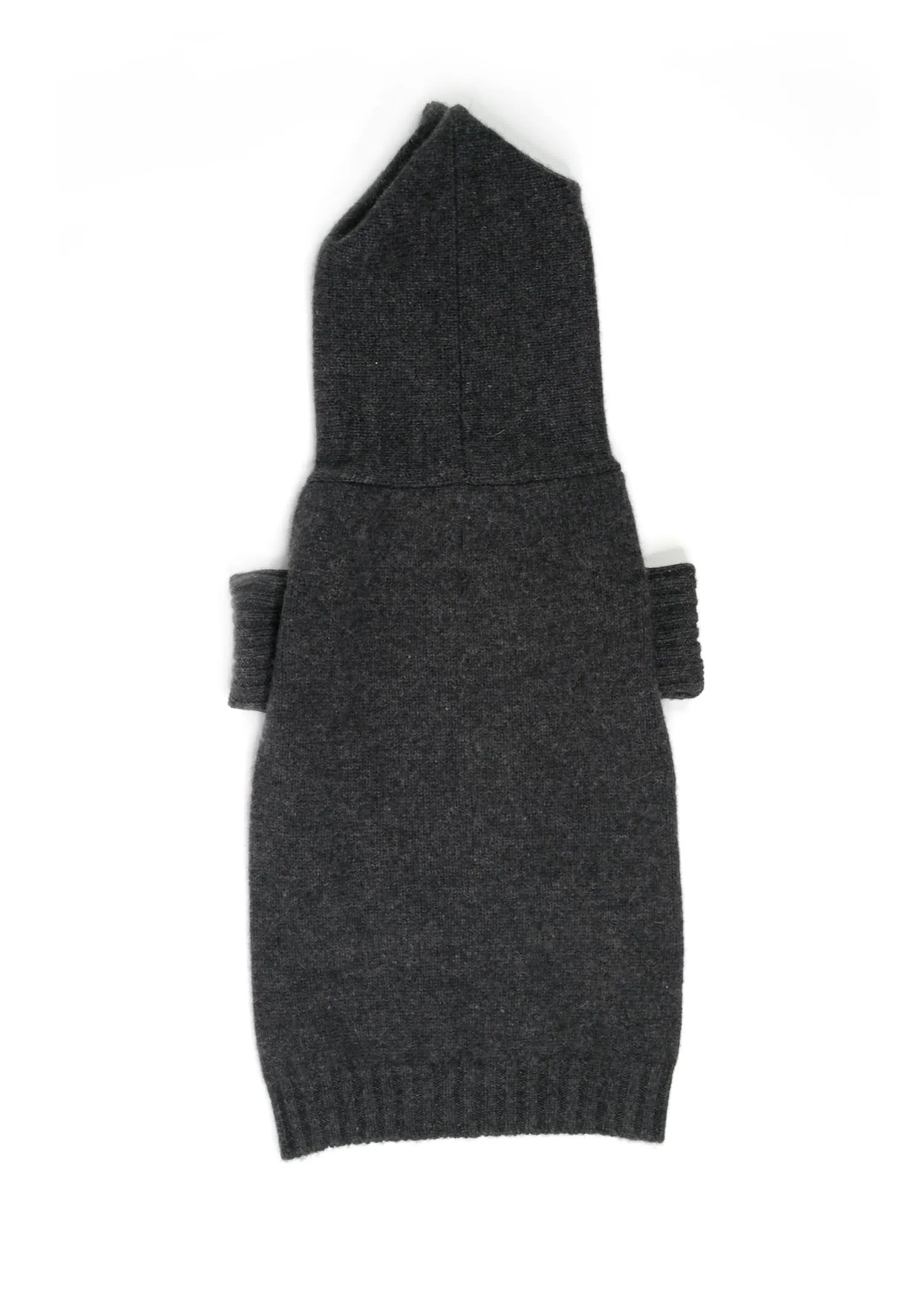 CHARCOAL CASHMERE HOODIE