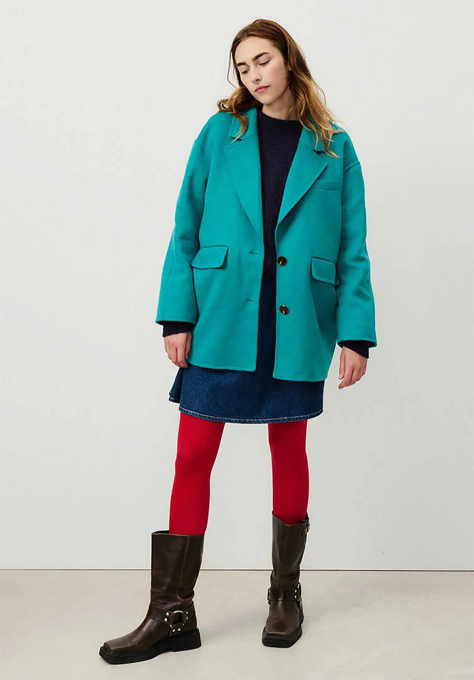 Coat Dado17lc Bleu-Canard