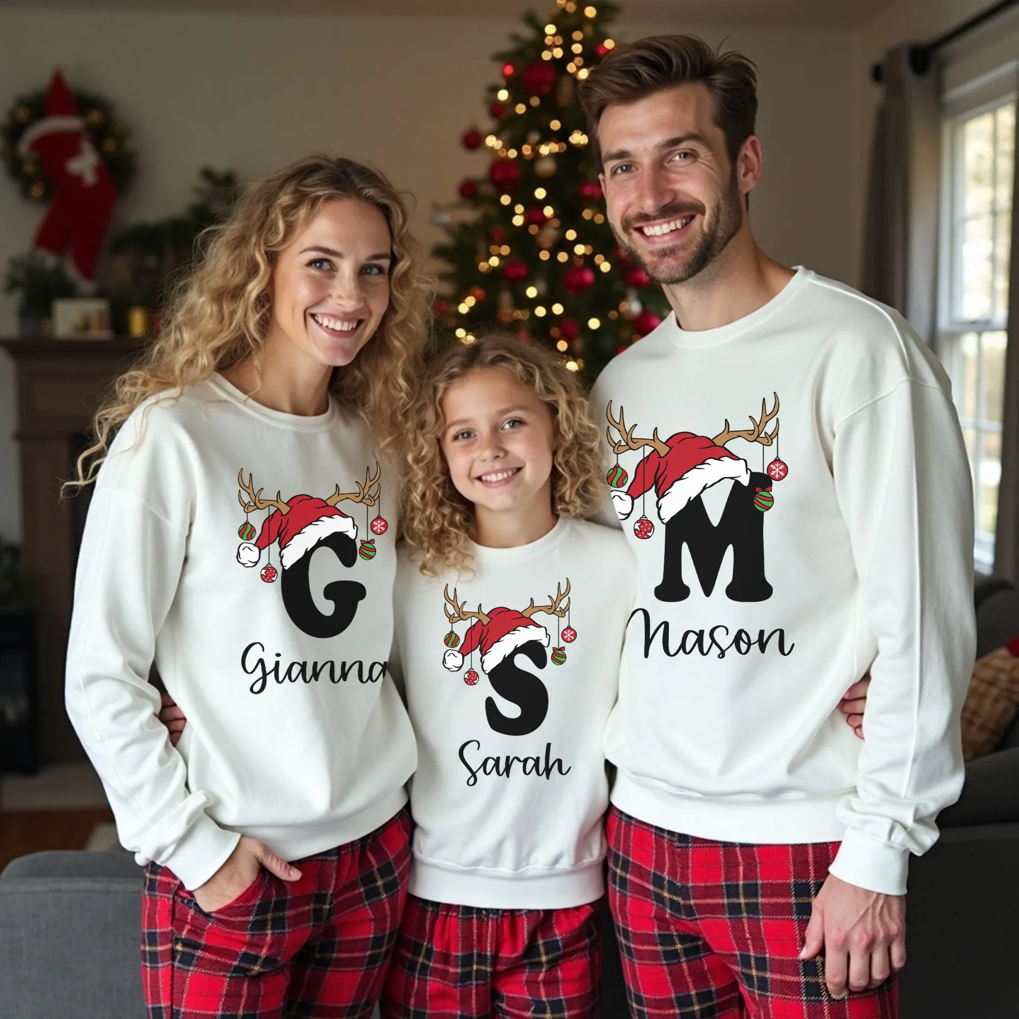 Custom Matching Family Christmas Sweaters for the Holidays, Christmas Vacation Sweatshirts, Personalized Family Christmas Shirts