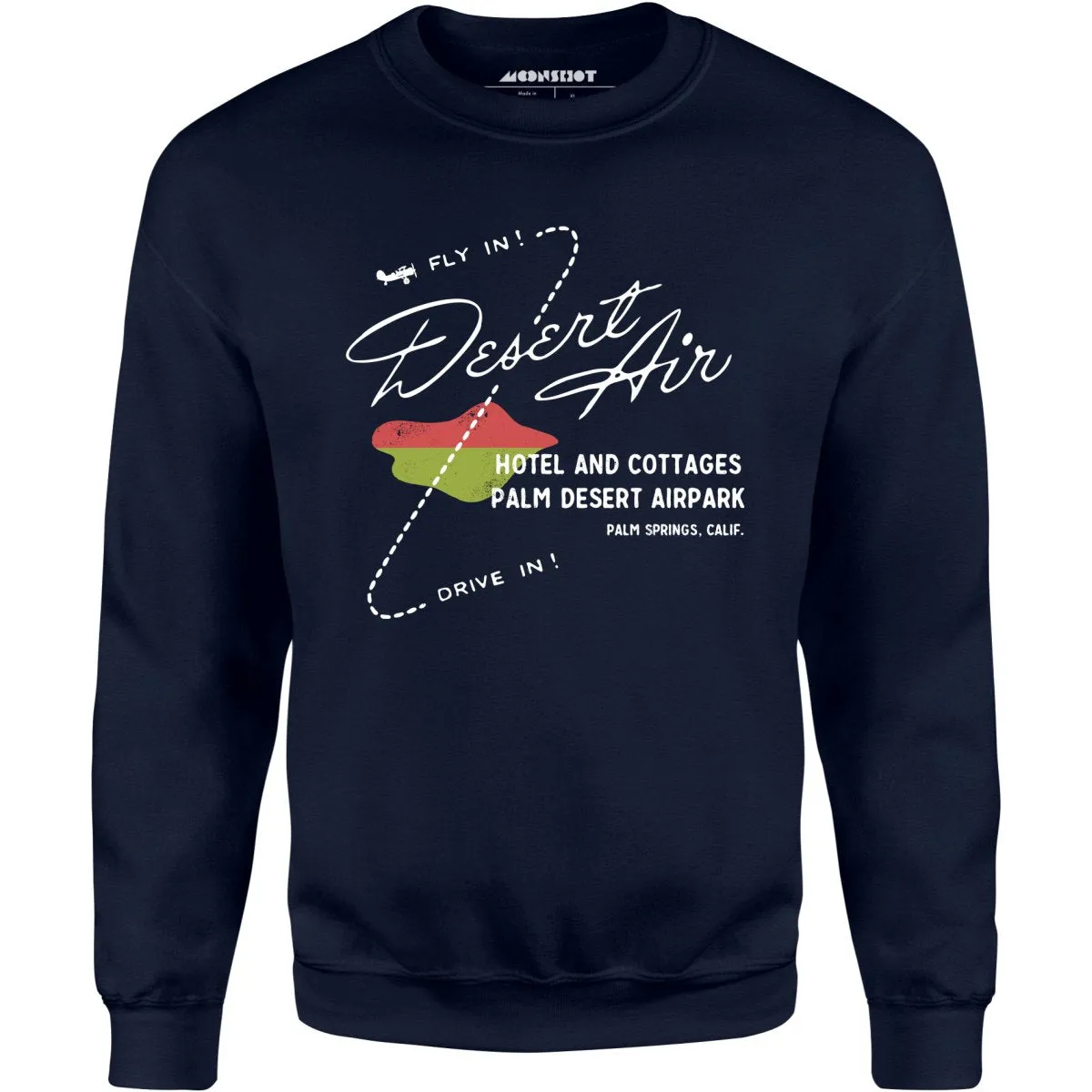 Desert Air Hotel & Cottages - Vintage Palm Springs, CA - Unisex Sweatshirt