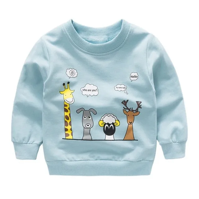 Fun Characters Printed Sweatshirt