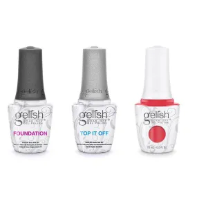 Gelish Combo - Base, Top & A Petal For Your Thoughts