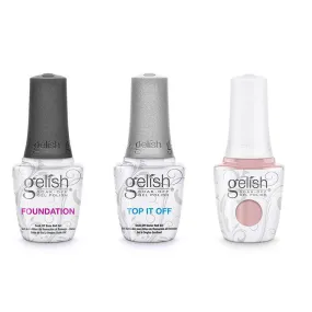 Gelish Combo - Base, Top & Gardenia My Heart