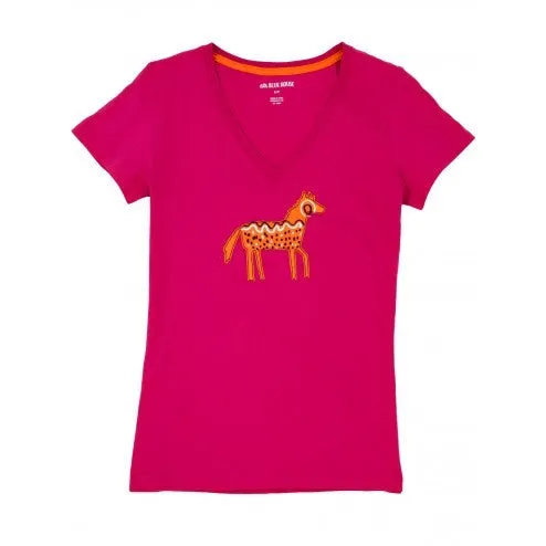 Hatley Womens Pyjama Top - Petroglyph Horses