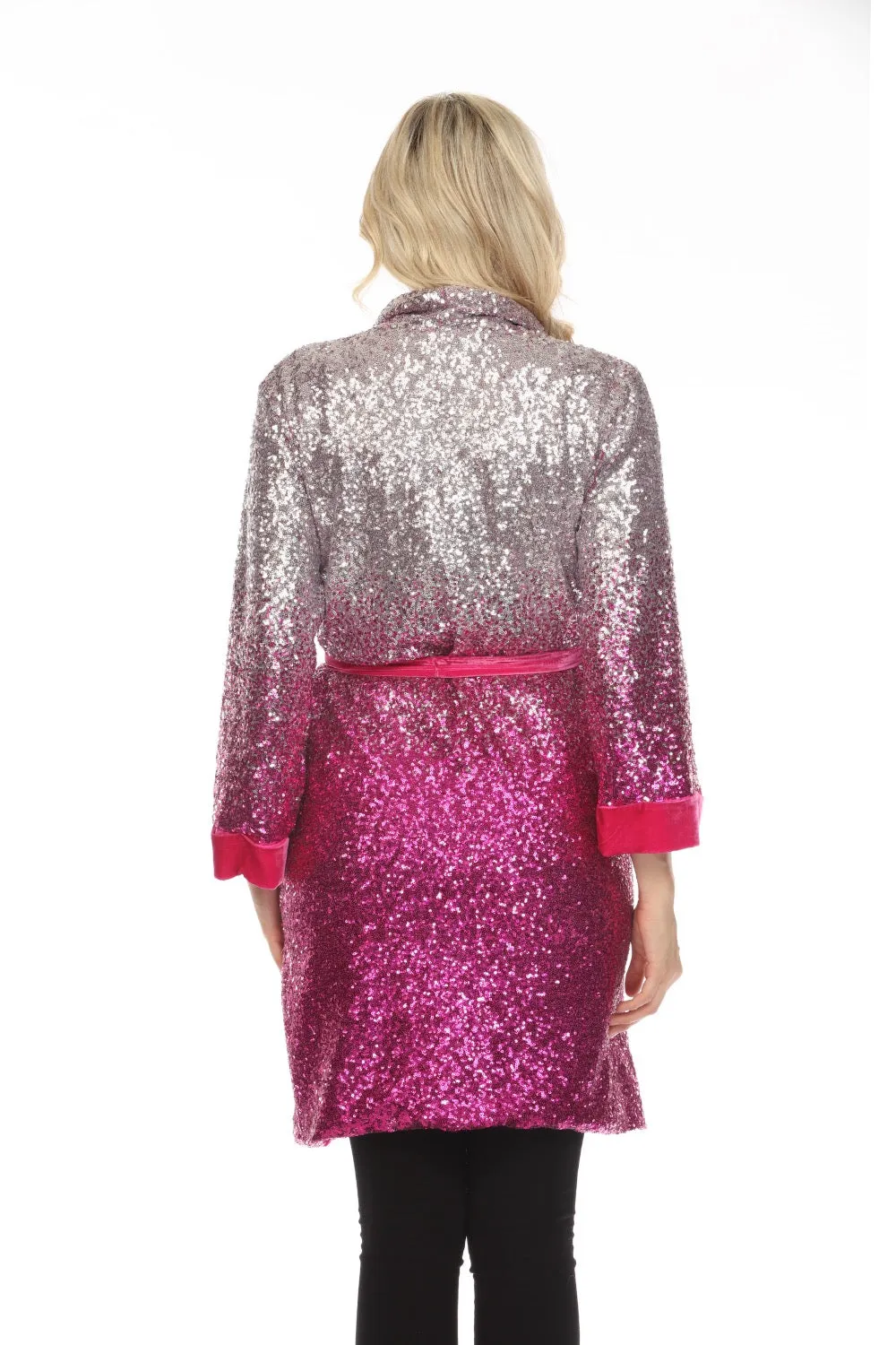 Johnny Was Sequin Alexia Kimono Boho Chic R46122