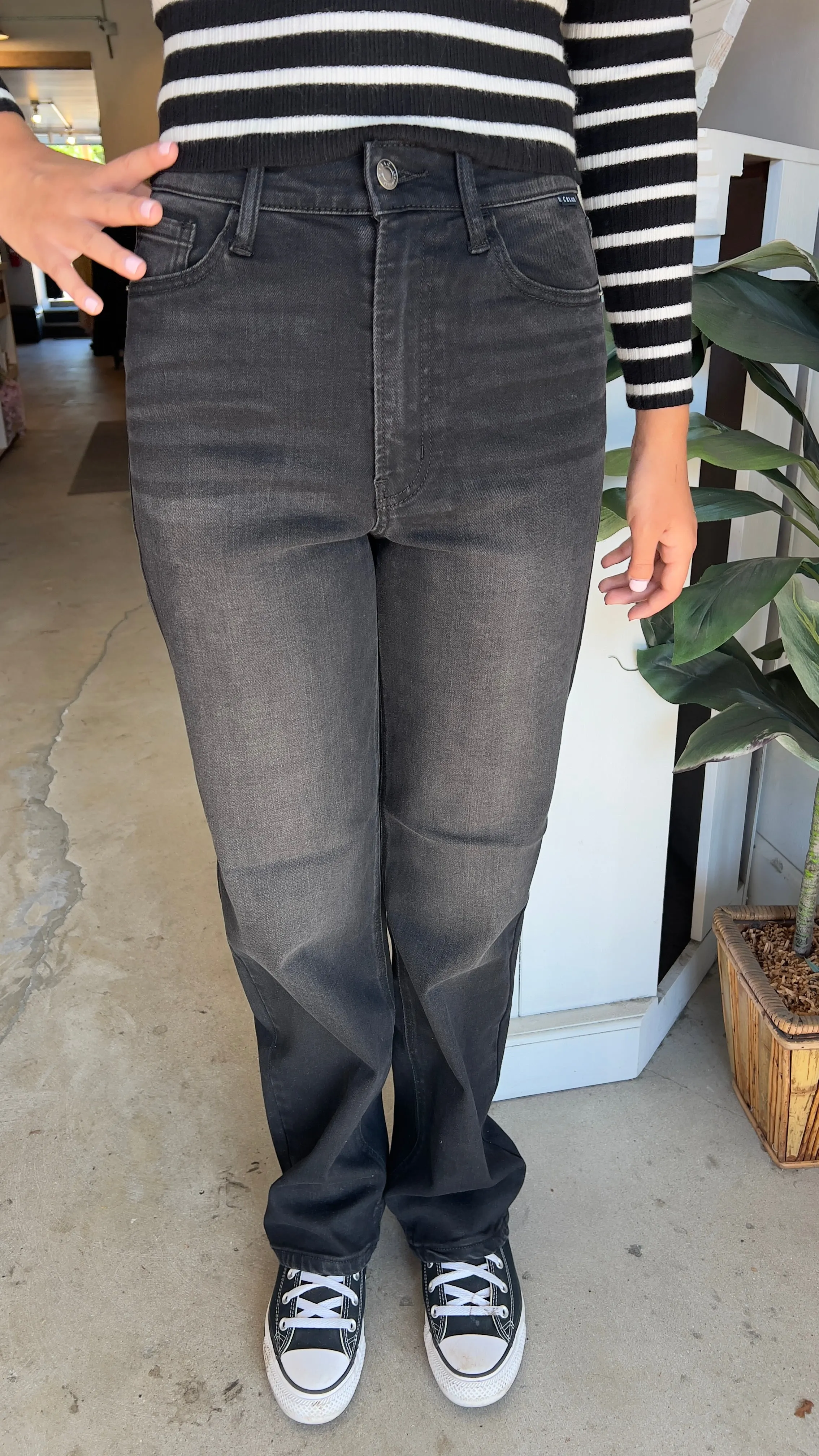 Kayla’s Black Denim Pants