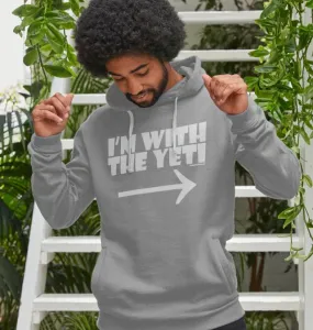 Men's I'm With The Yeti Organic Pullover Hoodie