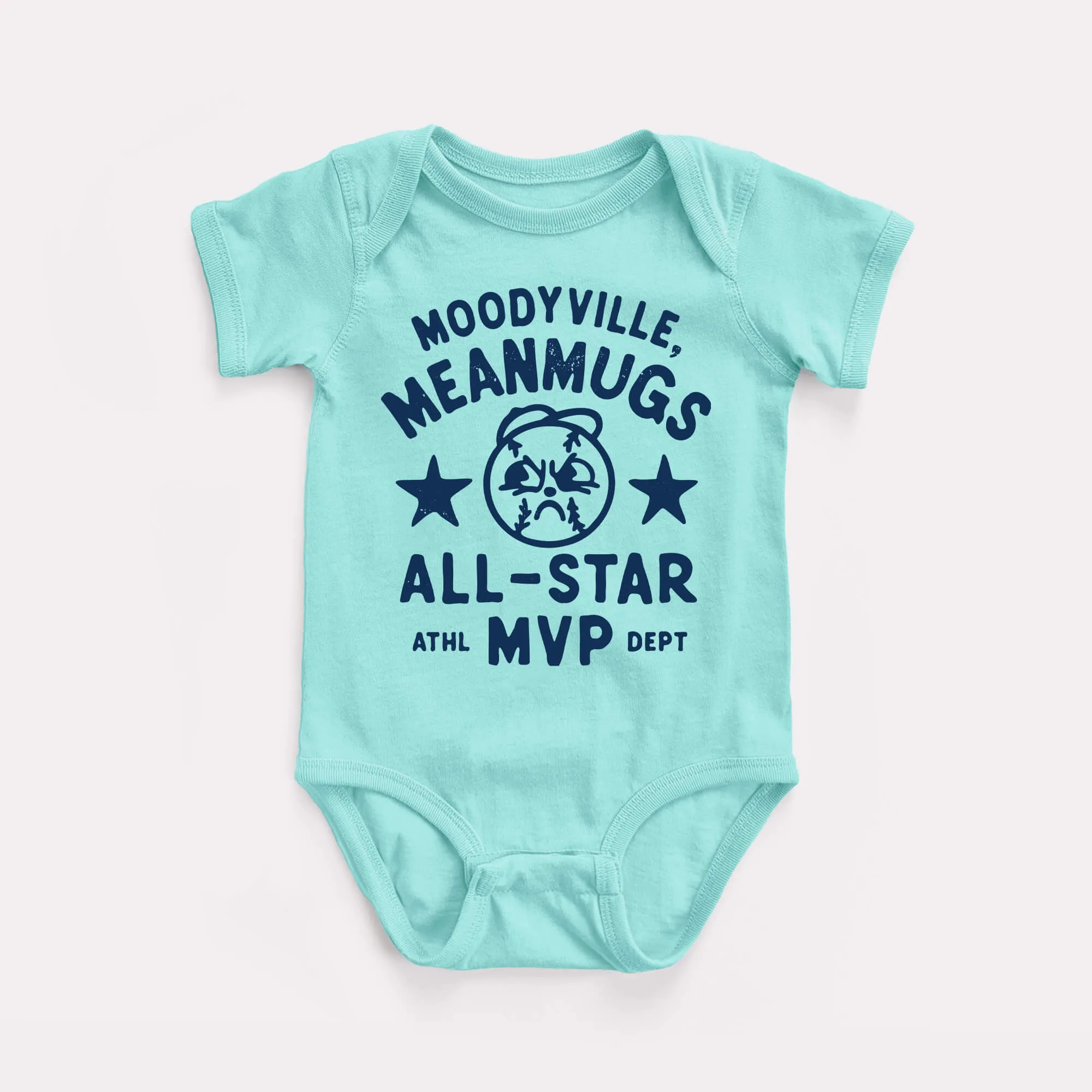 Moodyville Meanmugs Baby Bodysuit