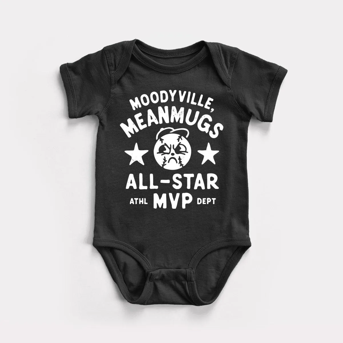 Moodyville Meanmugs Baby Bodysuit