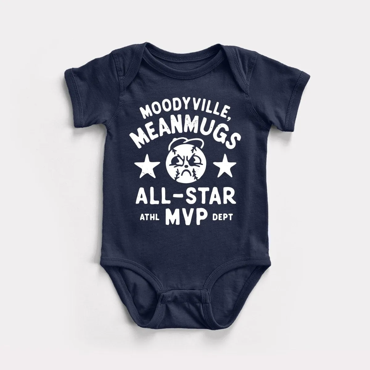 Moodyville Meanmugs Baby Bodysuit