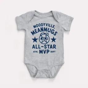 Moodyville Meanmugs Baby Bodysuit