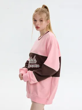 Nvuvu Fashionable Patchwork Print Sweatshirts