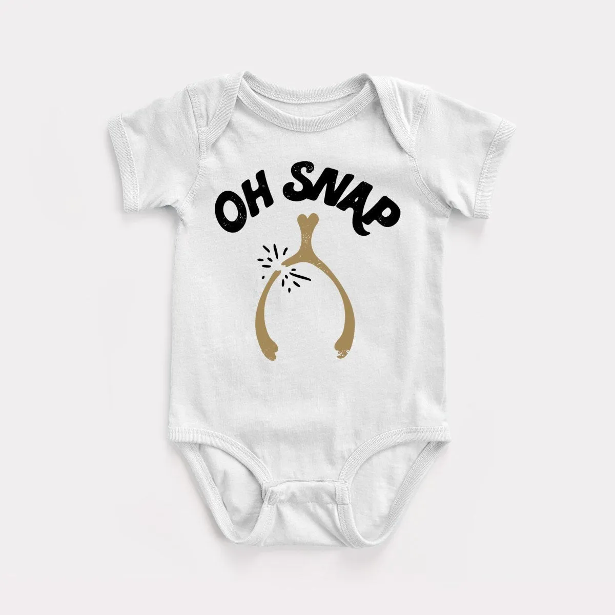 Oh Snap Wishbone Baby Bodysuit