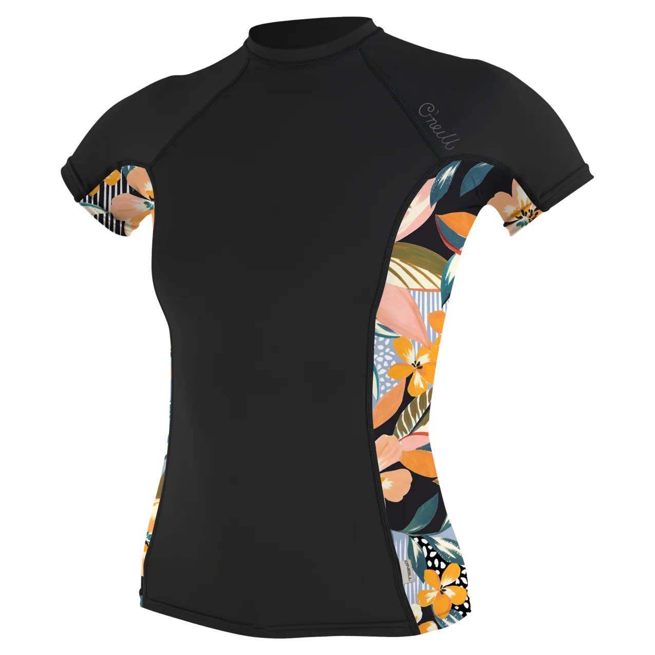 O'Neill Women's Side Print Short Sleeve Rash Guard