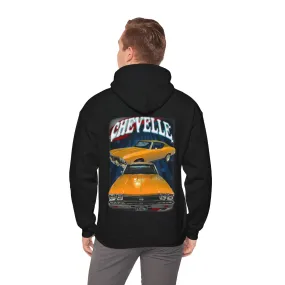 Orange 1968 Chevelle hoodie Car Guy Gift,nova,corvette,charger,classic,hot Rod