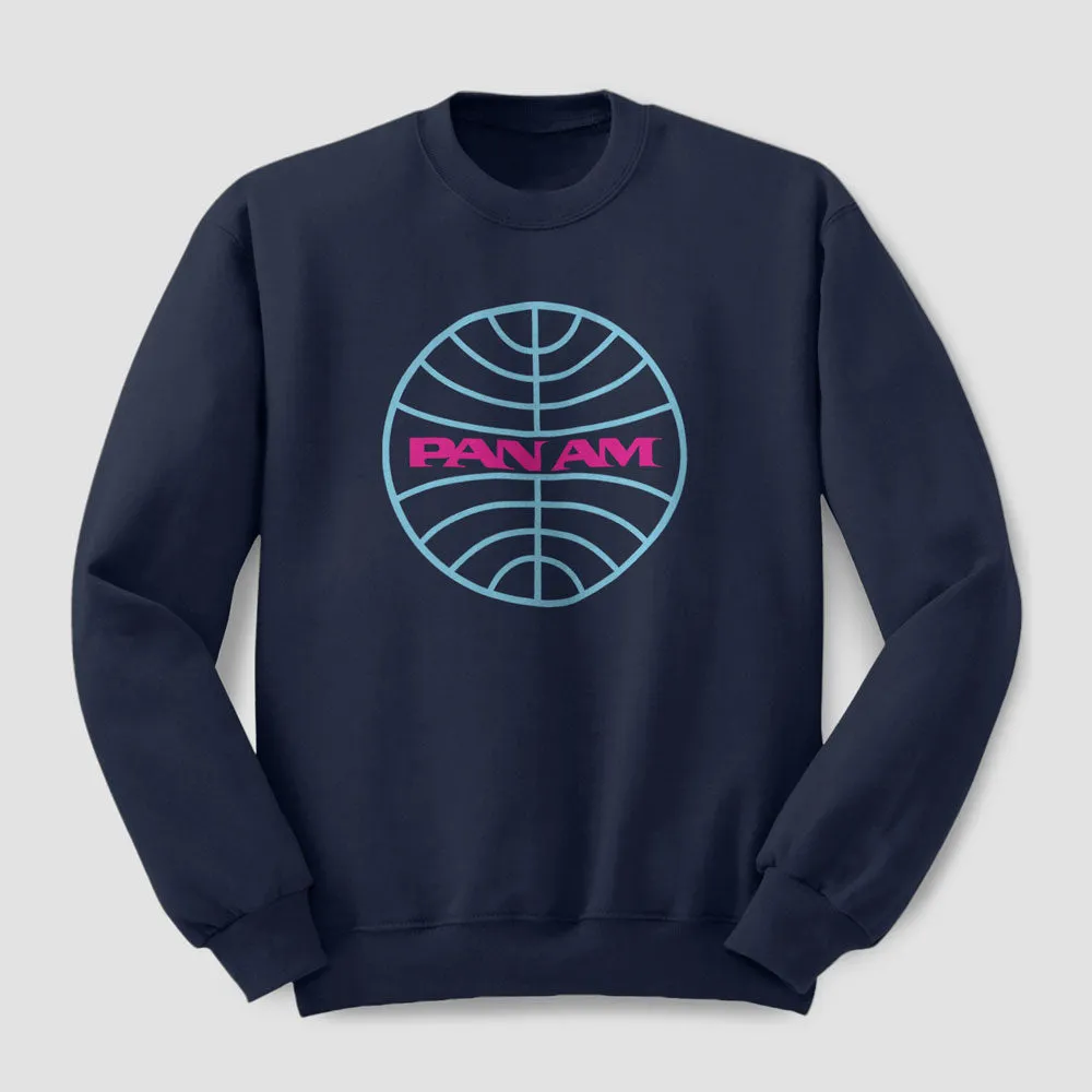 Pan Am Logo Neon - Sweatshirt