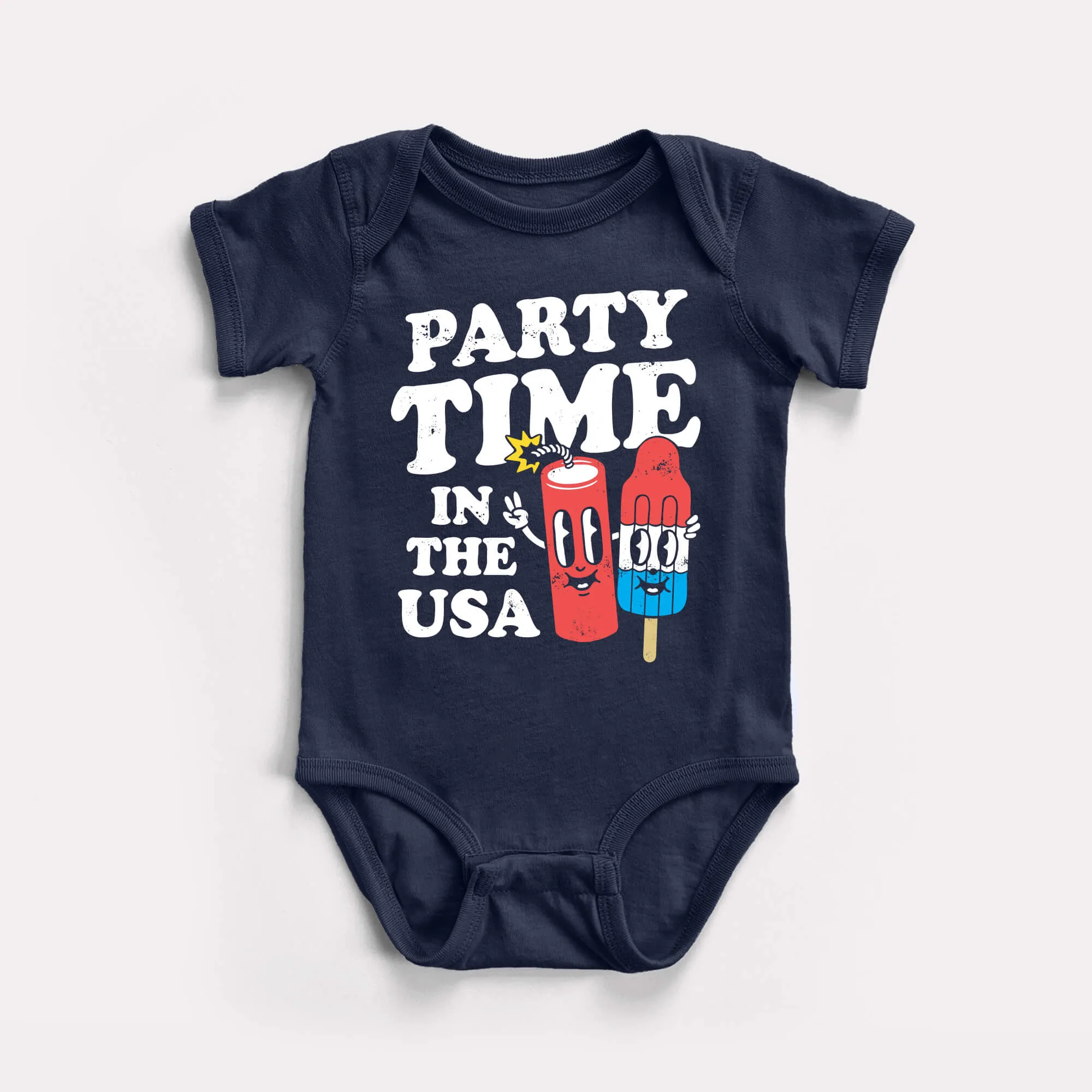 Party Time In The USA Baby Bodysuit