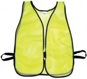 Soft Mesh Safety Vest - Plain (12 Count)