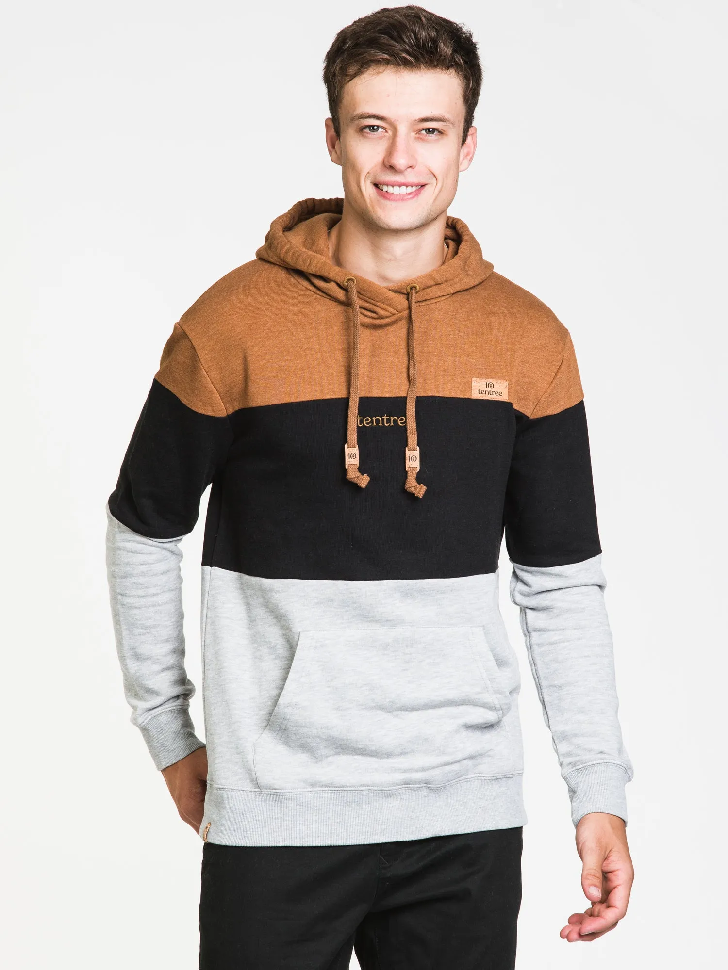 TENTREE BLOCKED REYNARD PULLOVER HOODIE - CLEARANCE