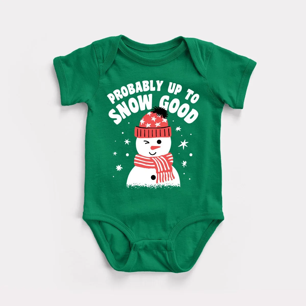 Up To Snow Good Baby Bodysuit