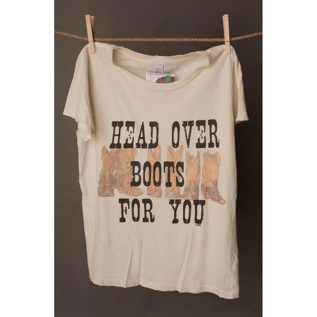 West 20 Saddle Co. Head Over Boots Tee